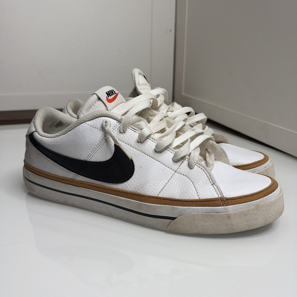Nike Court Legacy CU4150-102 White Desert Mens Size 10 Sneakers Shoes Low Top